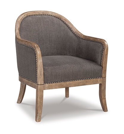 Engineer Taupe Accent Chair