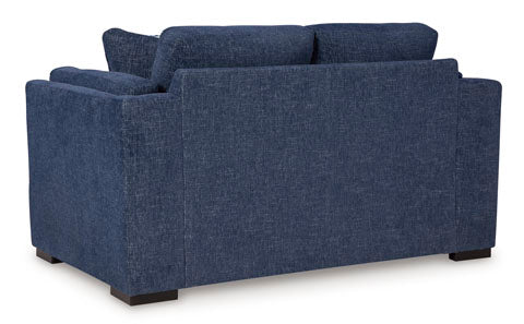 Evansley Navy Loveseat