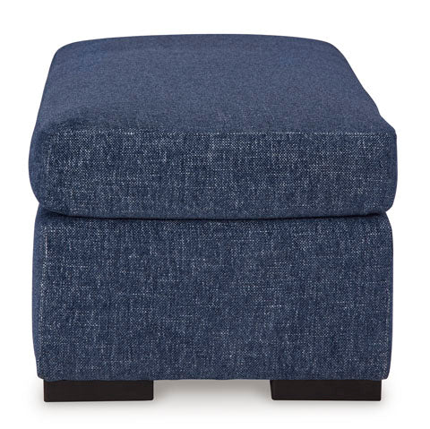 Evansley Navy Ottoman