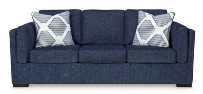 Evansley Navy Sofa