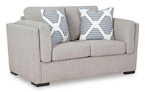 Evansley Pewter Loveseat