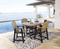 Fairen Trail 5-pc Outdoor Counter Height Dining Set