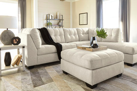 Falkirk Parchment 2-Piece Sectional with Chaise