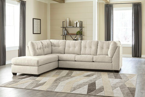 Falkirk Parchment 2-Piece Sectional with Chaise