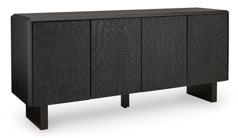 Farrelmore Black Accent Cabinet