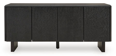 Farrelmore Black Accent Cabinet