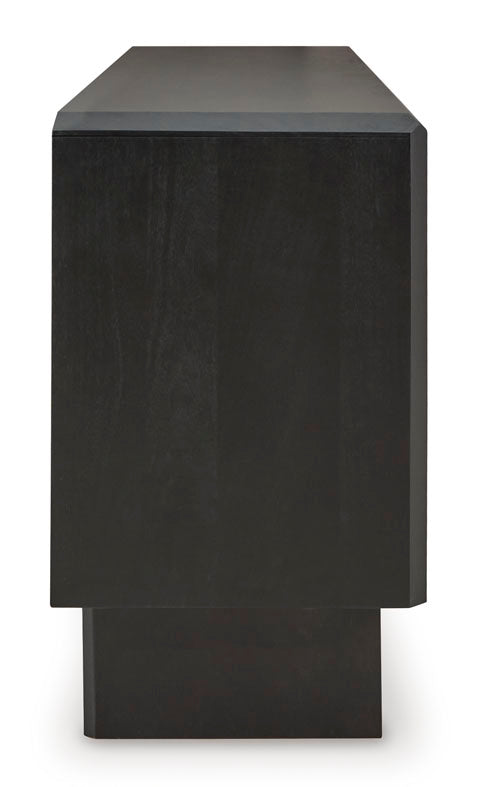 Farrelmore Black Accent Cabinet