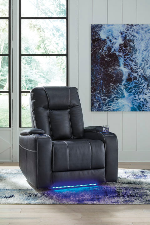 Feazada Sapphire Power Recliner with Adjustable Headrest