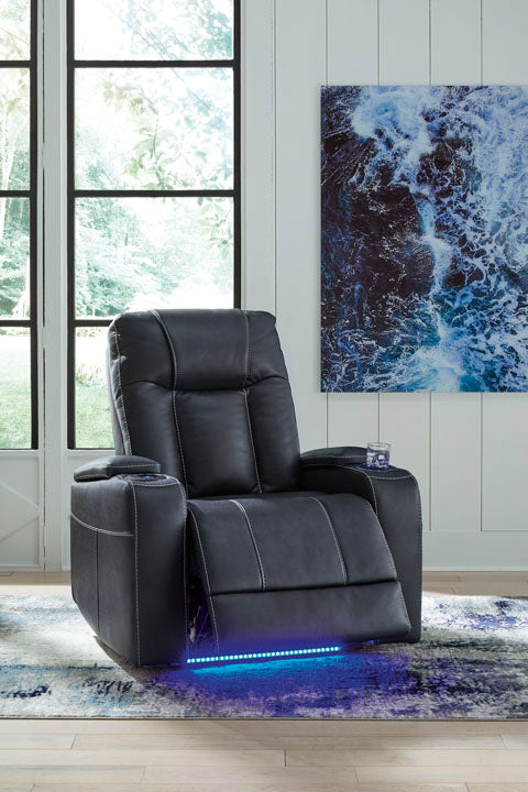 Feazada Sapphire Power Recliner with Adjustable Headrest