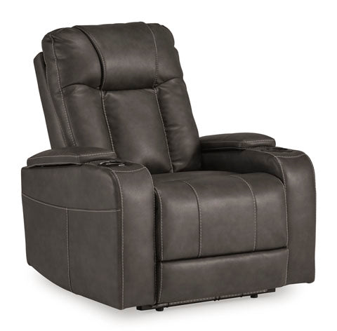 Feazada Shadow Power Recliner with Adjustable Headrest