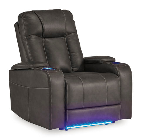 Feazada Shadow Power Recliner with Adjustable Headrest