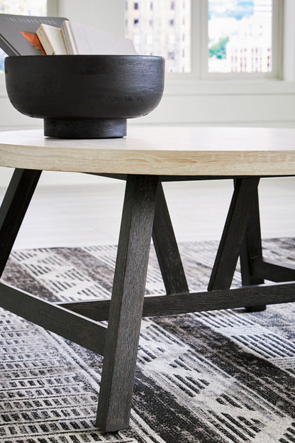 Fladona Two Tone Coffee and End Tables