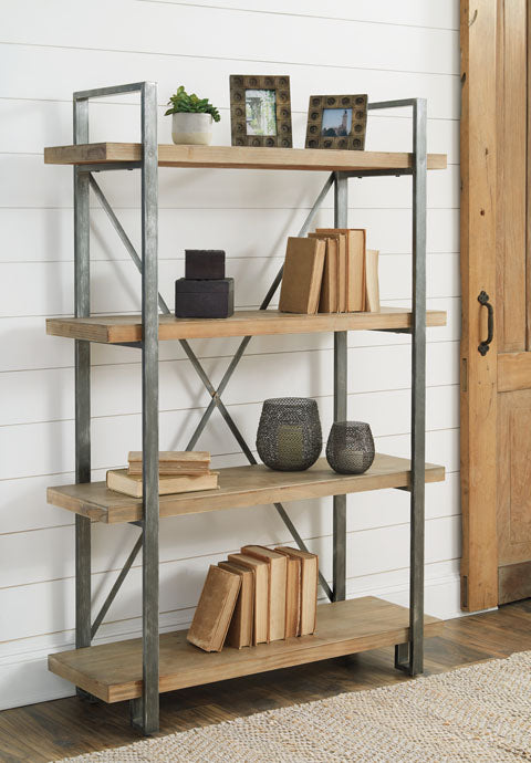 Forestmin Brown and Black Bookcase