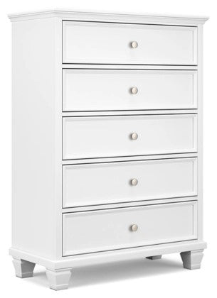 Fortman Pure White Chest of Drawers