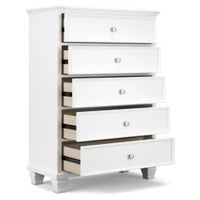 Fortman Pure White Chest of Drawers