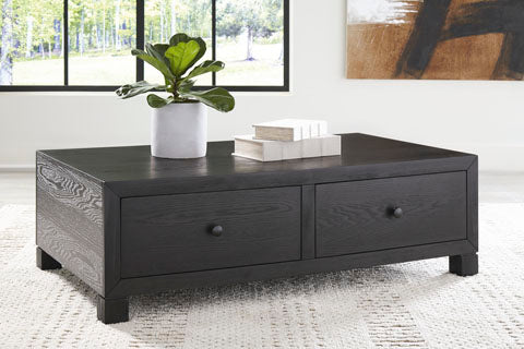 Foyland Black Coffee Table