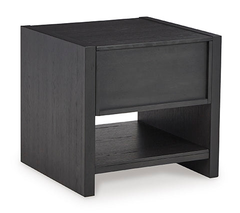 Foyland Black End Table