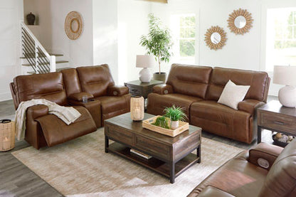 Francesca Auburn Power Reclining Sofa