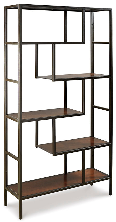 Frankwell Brown and Black Bookcase