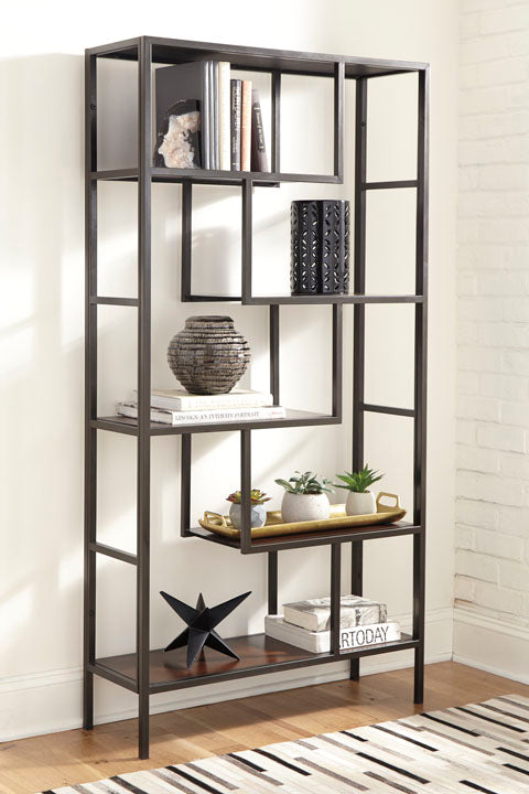 Frankwell Brown and Black Bookcase