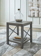 Freedan Grayish Brown End Table