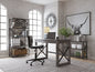 Freedan Grayish Brown Home Office Desk
