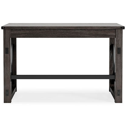 Freedan Grayish Brown Home Office Desk