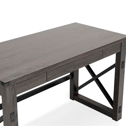 Freedan Grayish Brown Home Office Desk