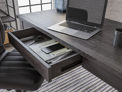 Freedan Grayish Brown Home Office Desk