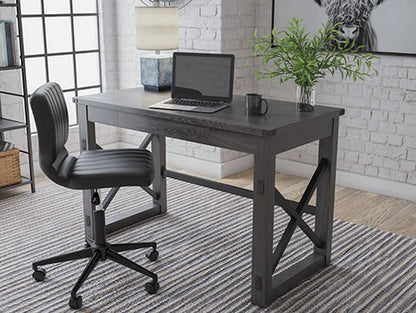 Freedan Grayish Brown Home Office Desk