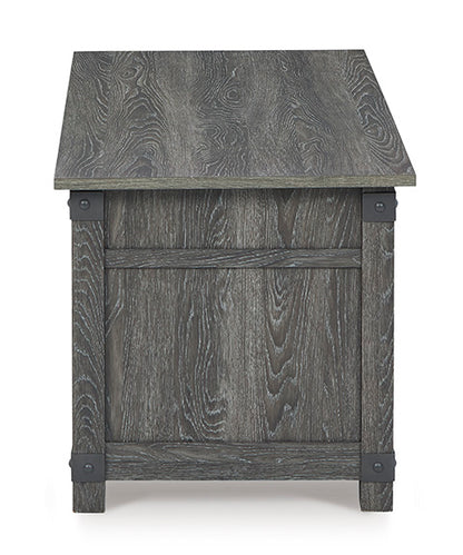 Freedan Grayish Brown Lift-Top Coffee Table