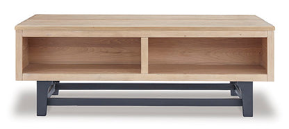Freslowe Light Brown Lift-Top Coffee Table