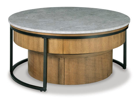 Fridley Brown Nesting Coffee Table