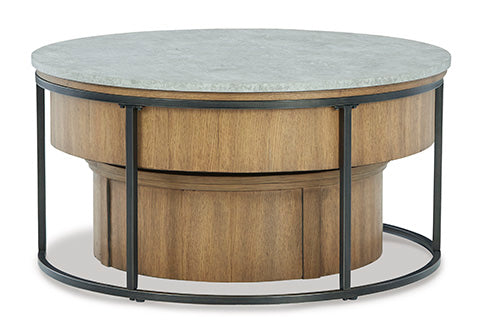 Fridley Brown Nesting Coffee Table