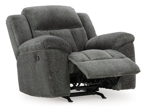 Frohn Graphite Rocker Recliner