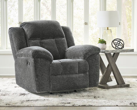 Frohn Graphite Rocker Recliner