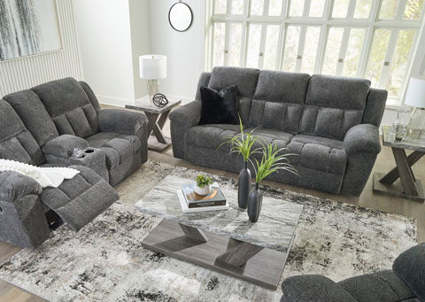 Frohn Graphite Reclining Sofa