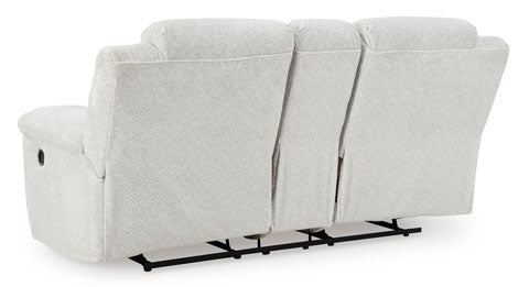 Frohn Snow DBL Reclining Loveseat w/Console