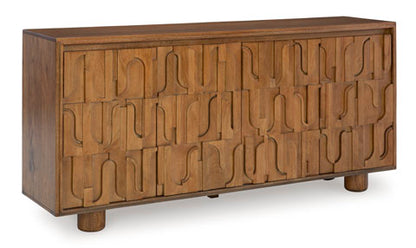 Gadburg Medium Brown Accent Cabinet