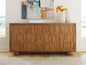 Gadburg Medium Brown Accent Cabinet