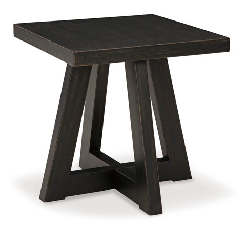 Galliden Black End Table