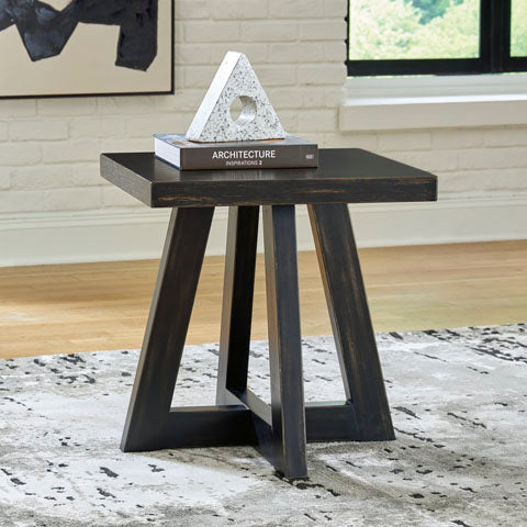 Galliden Black End Table