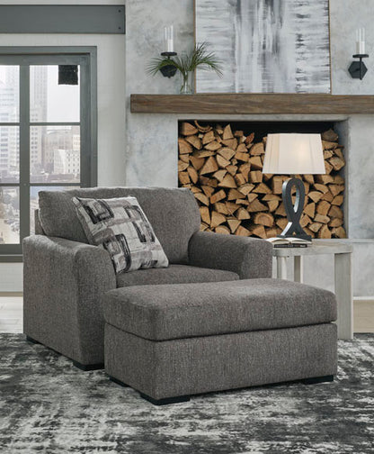 Gardiner Pewter Oversized Chair