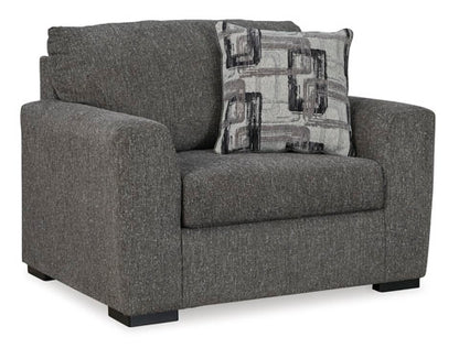 Gardiner Pewter Oversized Chair