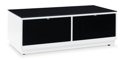 Gardoni White and Black Coffee Table