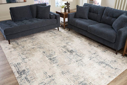 Gentor Blue and Ivory Rug