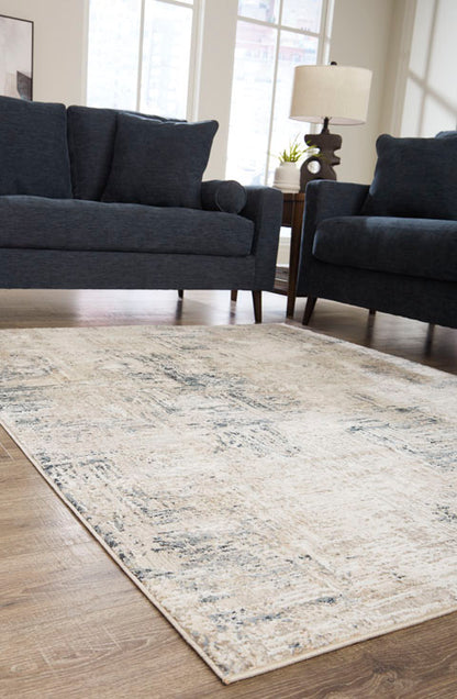 Gentor Blue and Ivory Rug