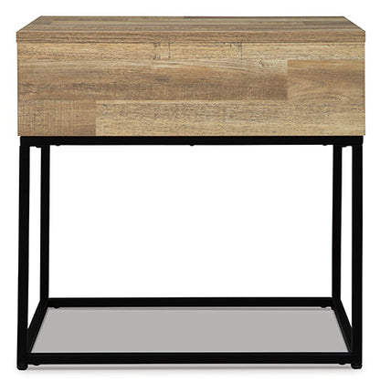Gerdanet Light Brown End Table