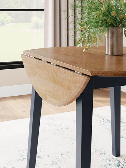 Gesthaven Blue 3-pc Drop Leaf Dining Table Set