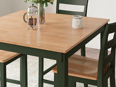 Gesthaven Green 5-pc Counter Height Dining Table Set